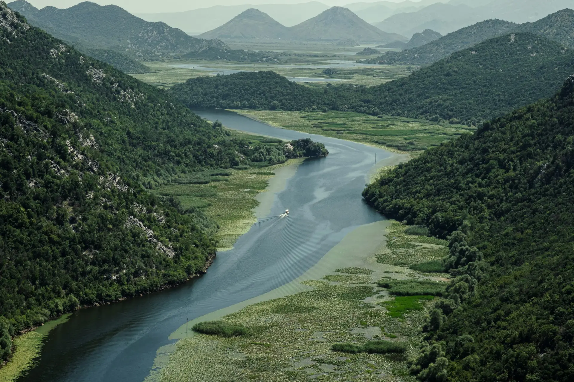Lake Skadar, Montenegro Lake Skadar, Montenegro